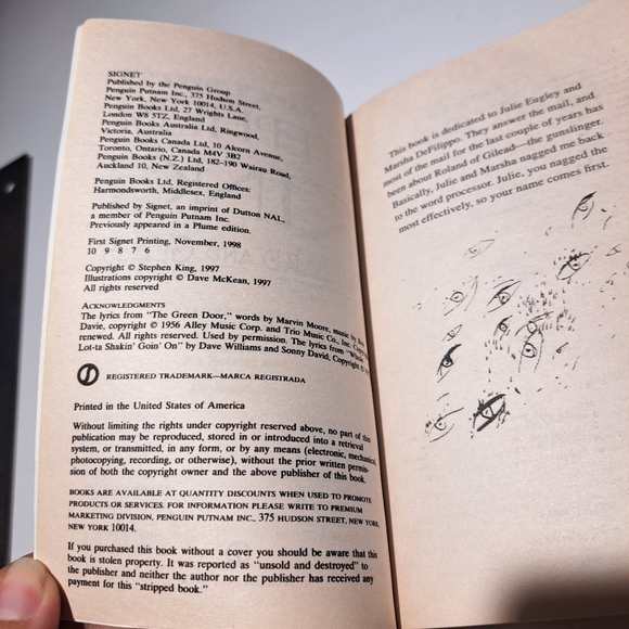 Stephen King 'Wizard and Glass' Book - Picture 6 of 7